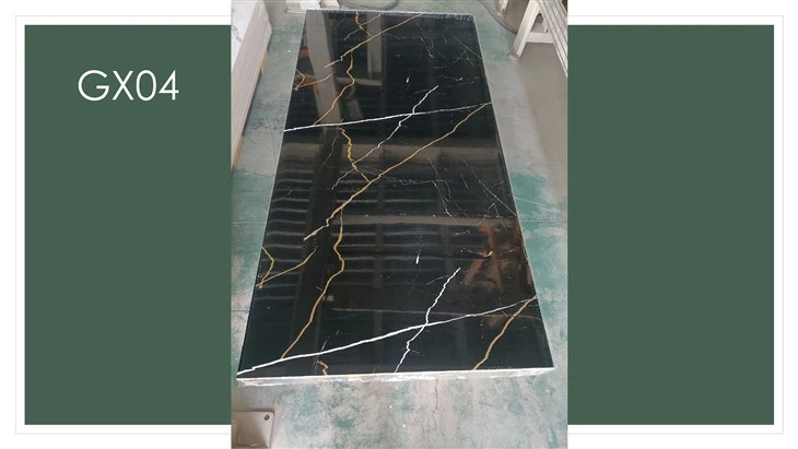 Svart gyllt PVC veggspjald