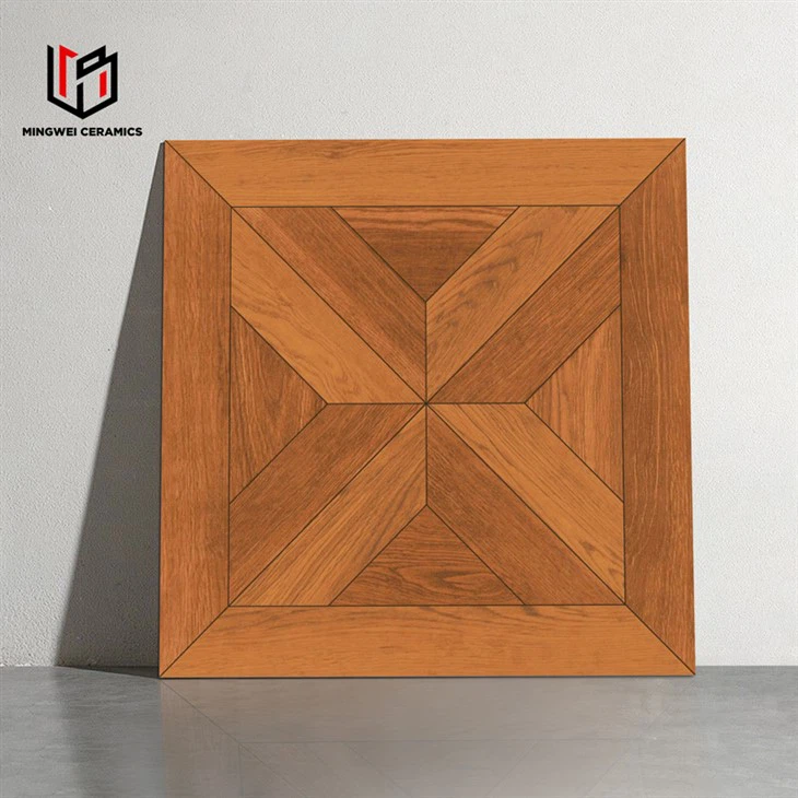 Tréstíll matt áferð postulínsflísar